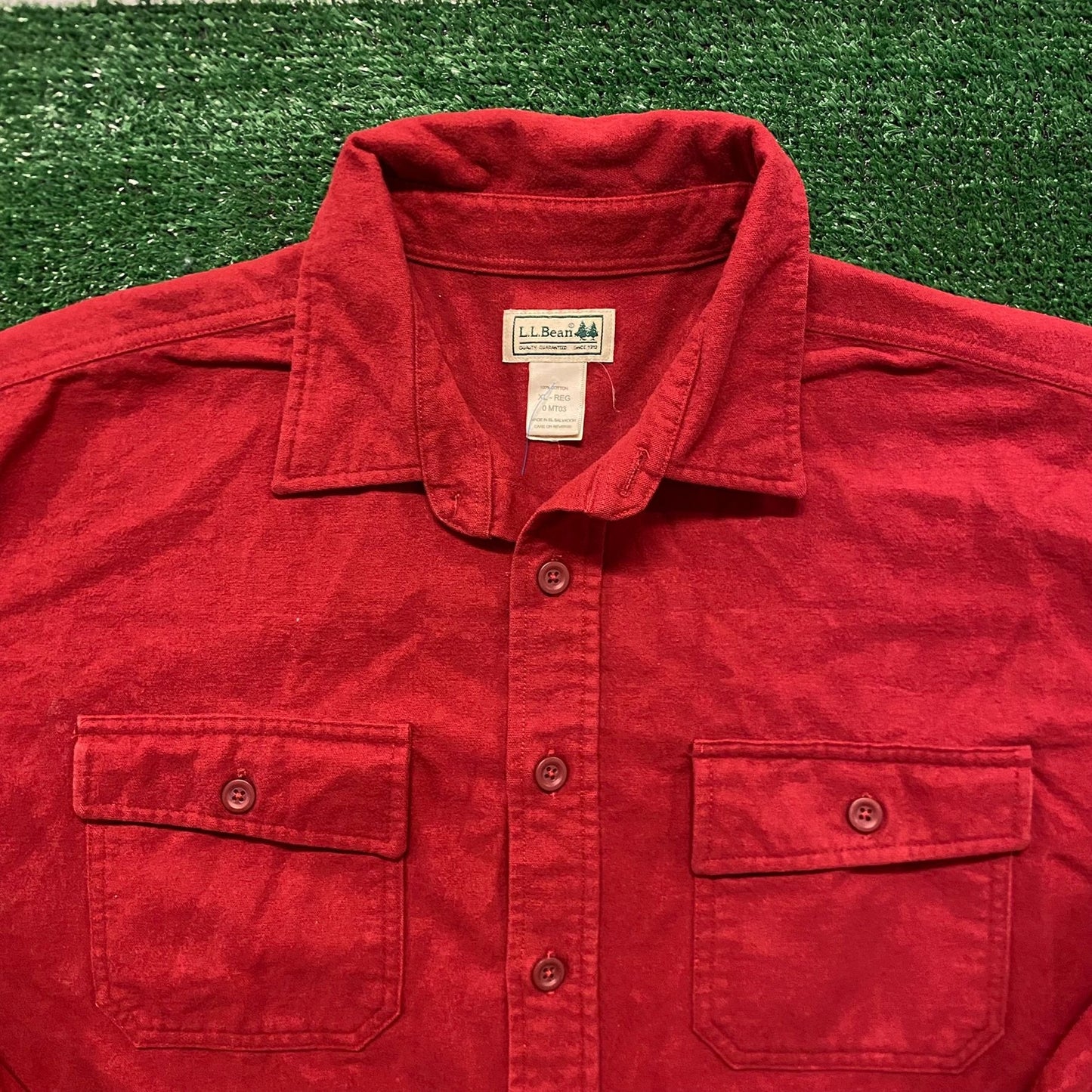 LL Bean Vintage Flannel Work Shirt