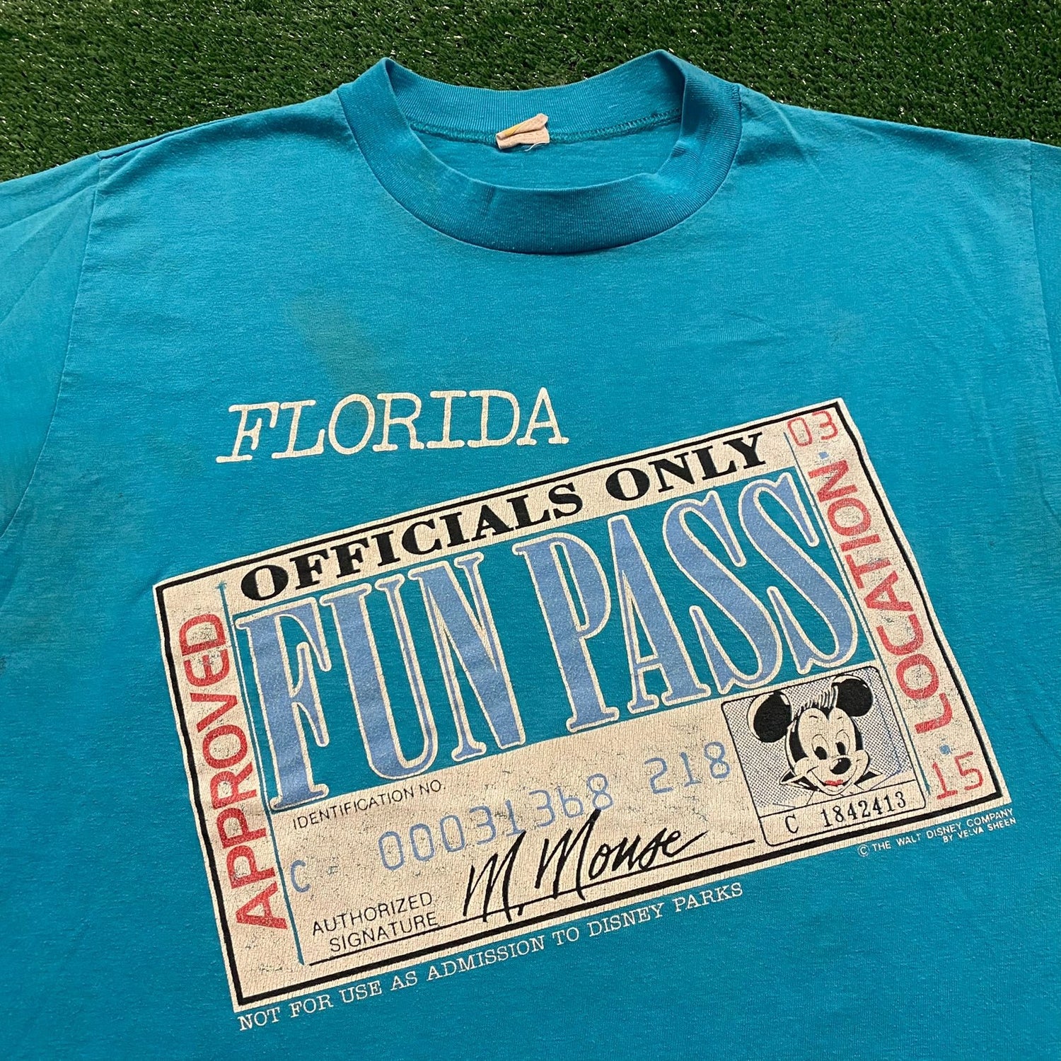 Vintage Disney Mickey Mouse Florida Graphic T-Shirt 1990s L