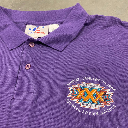 Super Bowl Vintage 90s Polo Shirt