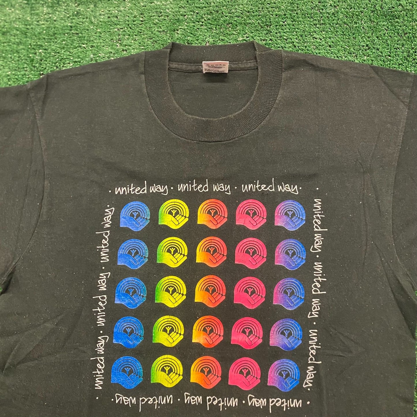 United Way Rainbow Vintage 90s T-Shirt