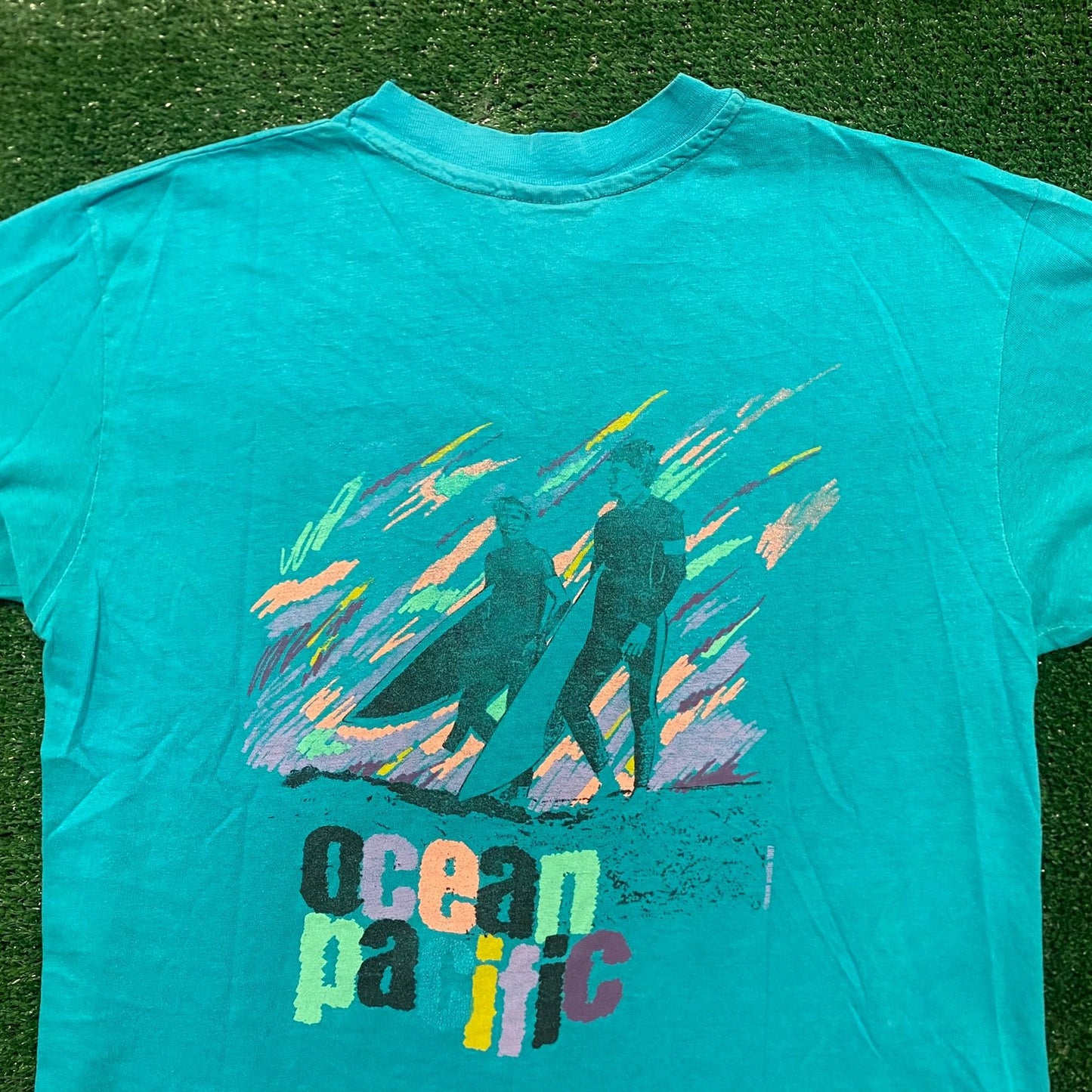 Ocean Pacific Vintage 80s Skater Surf T-Shirt