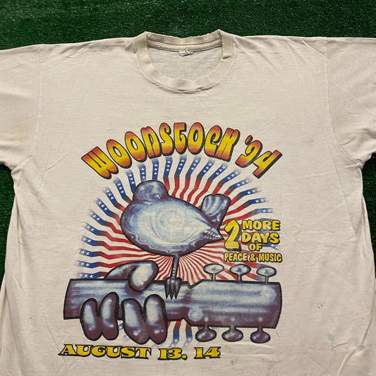 Woodstock Festival 1994 Vintage 90s Band T-Shirt