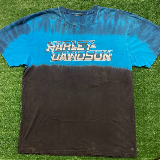 Harley Davidson Motorcycles Tie Dye Biker T-Shirt