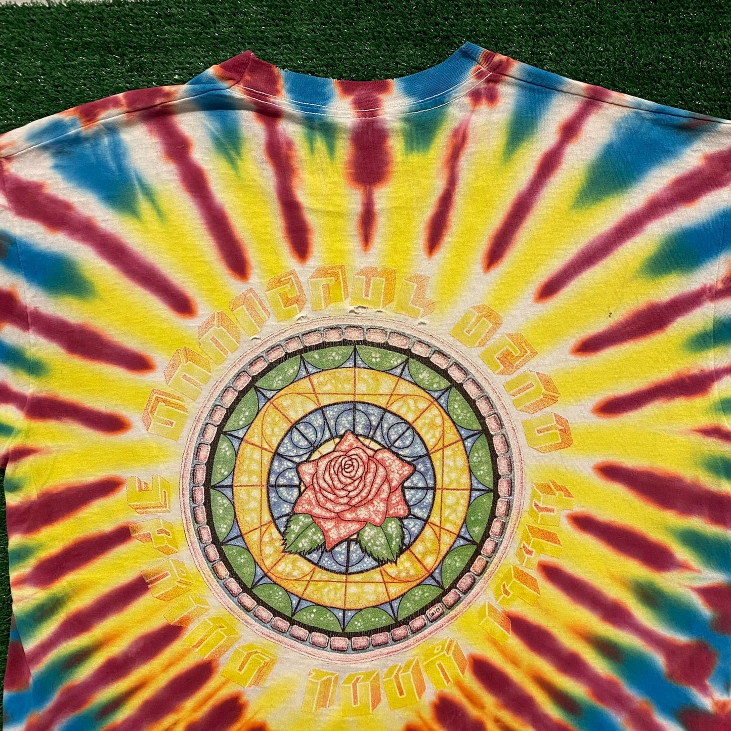Grateful Dead Stained Glass Vintage 90s T-Shirt