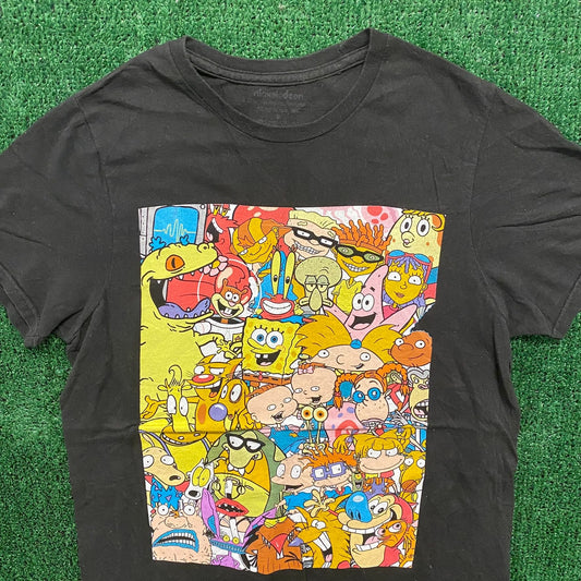 Nickelodeon Characters Vintage Cartoon T-Shirt