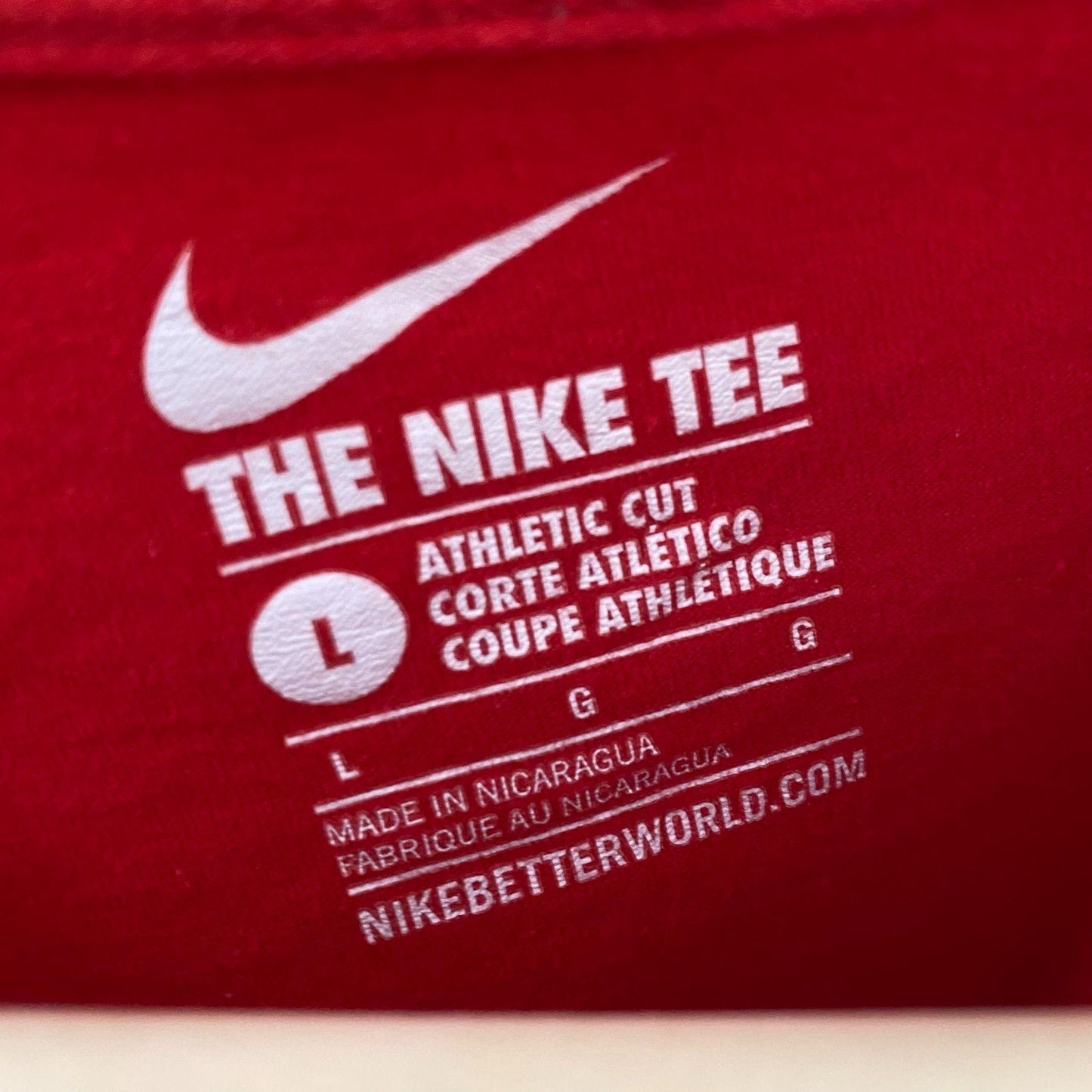 Nike Red Crewneck S/S Tee