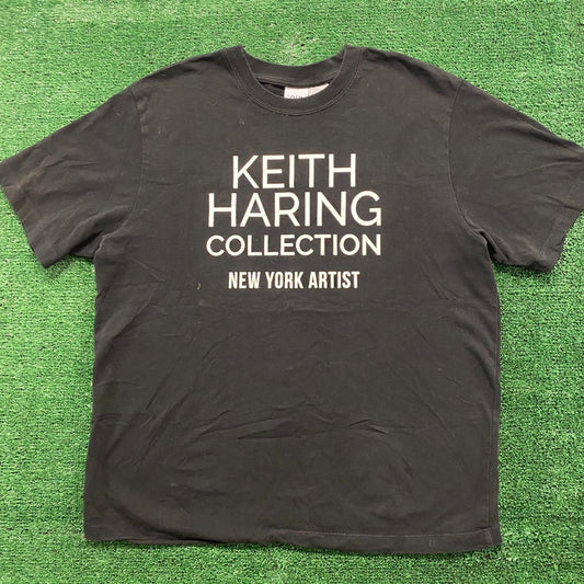 Keith Haring New York Vintage Painting Pop Art T-Shirt