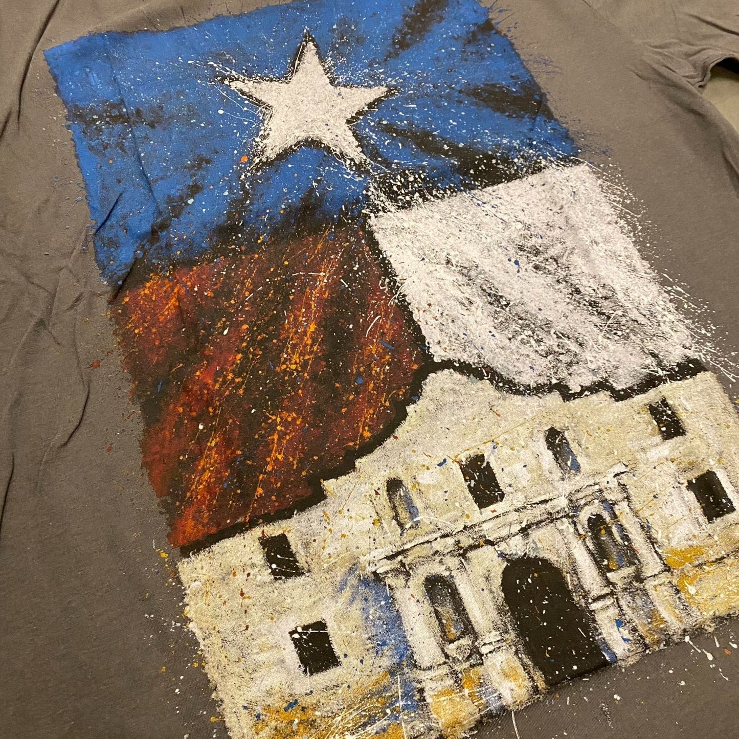 Alamo Texas Flag T-Shirt