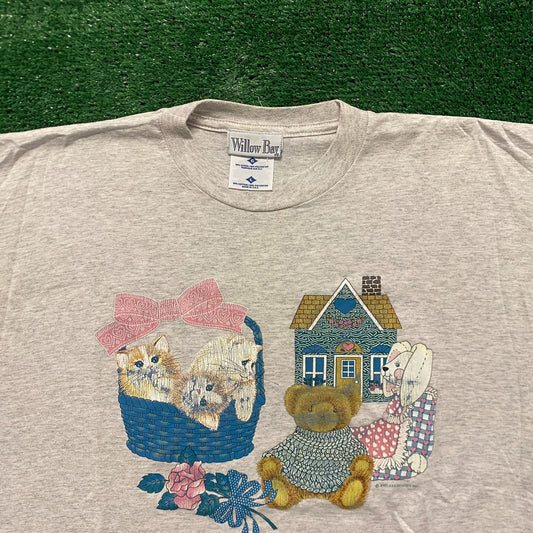 Teddy Bear Vintage 90s Cottage Grandma T-Shirt