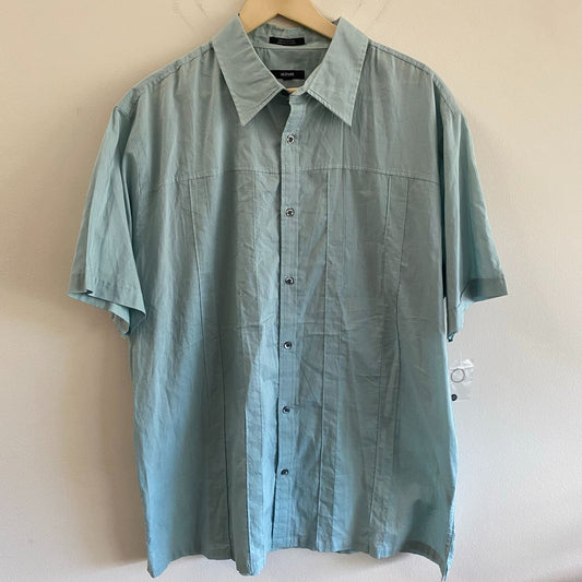 Alfani Blue Striped S/S Shirt