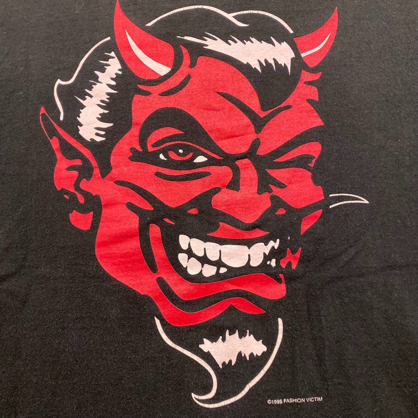 Fashion Victim Devil Vintage 90s Punk T-Shirt