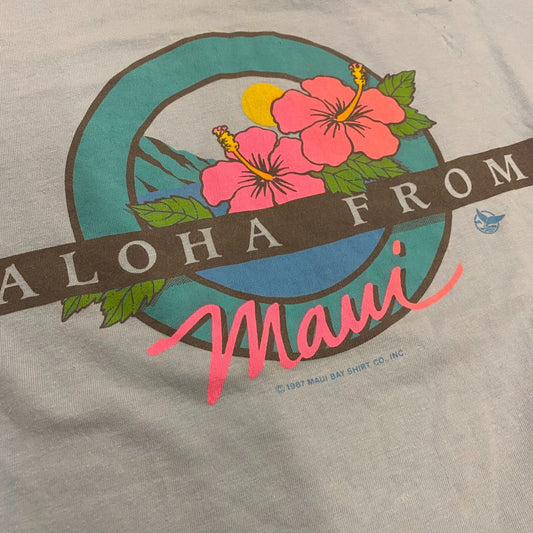 Maui Hawaii Floral Vintage T-Shirt