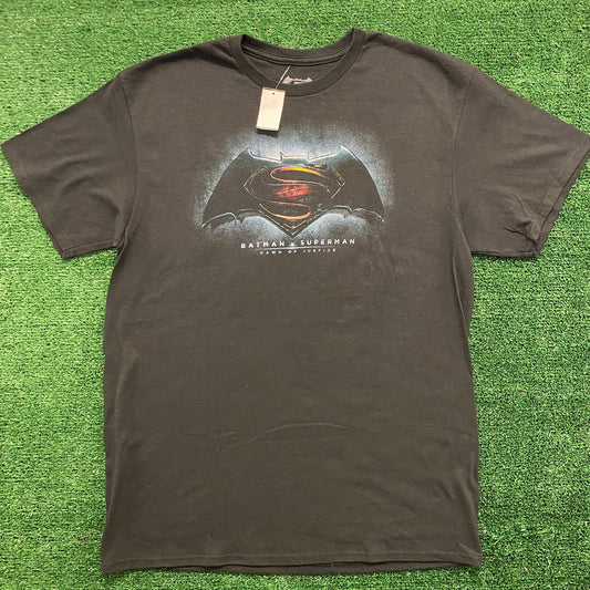 Batman Superman Vintage Comic Movie T-Shirt