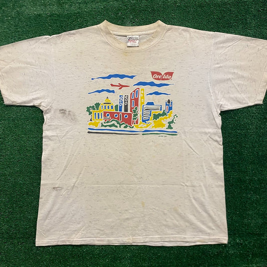 Ore-Ida City Vintage 90s Food T-Shirt