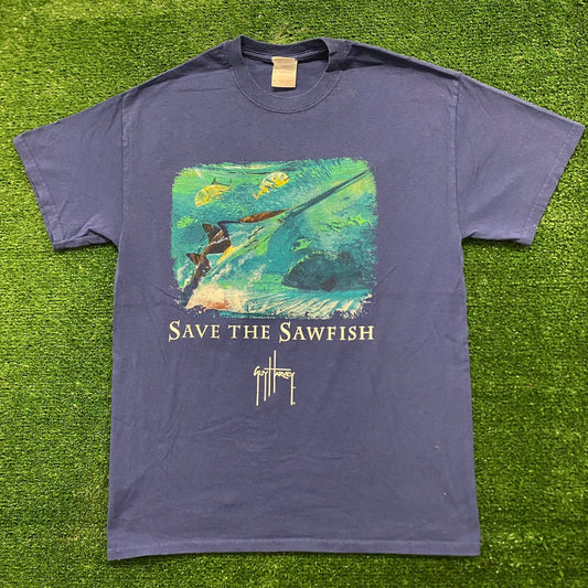 Guy Harvey Vintage Nature Animals T-Shirt
