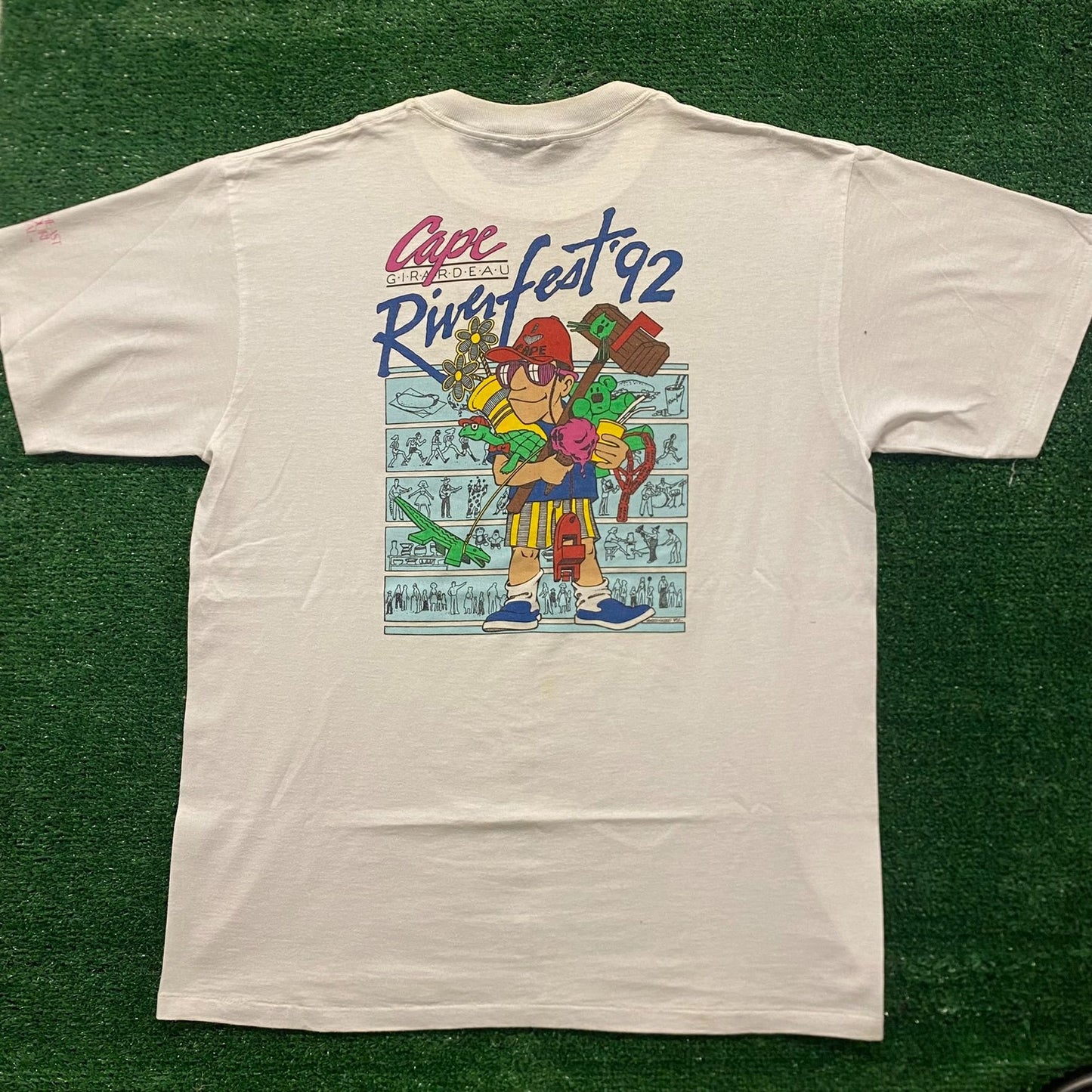 Cape Girardeau River Fest Vintage 90s T-Shirt