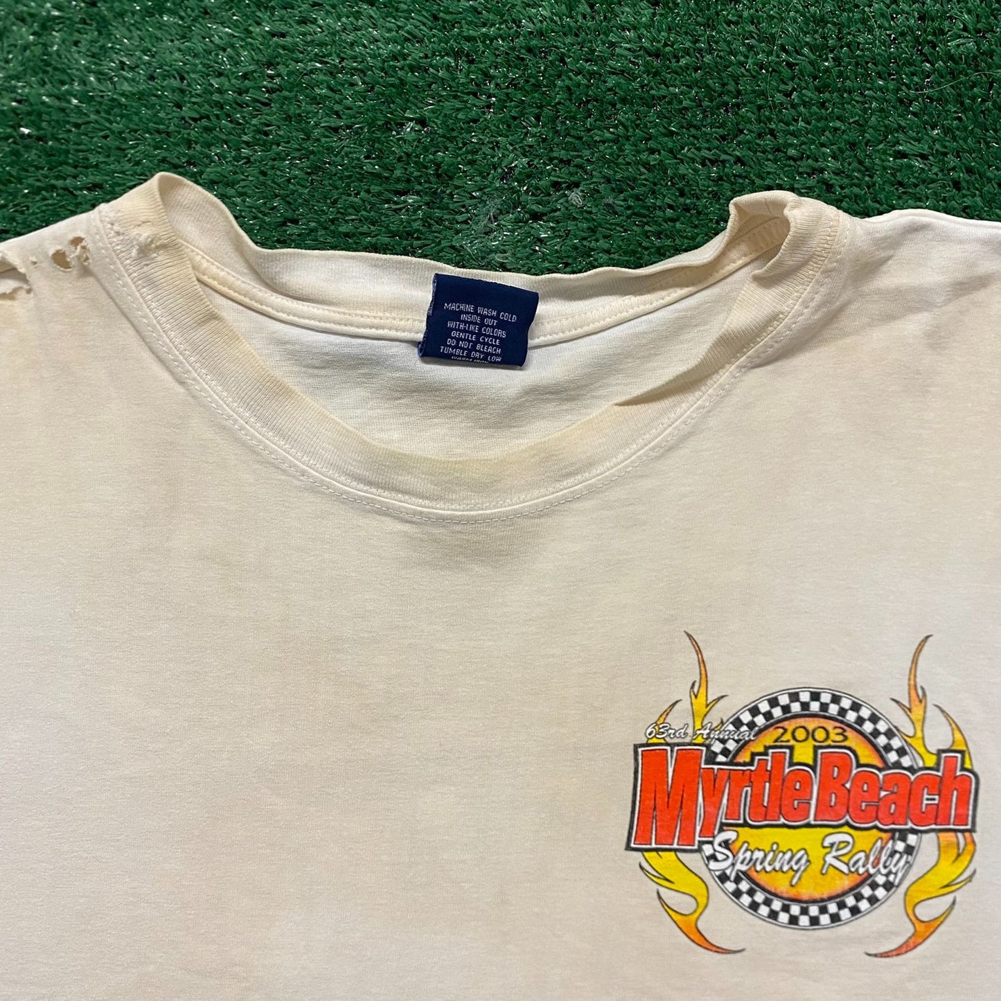 Myrtle Beach Biker Rally Vintage Moto T-Shirt