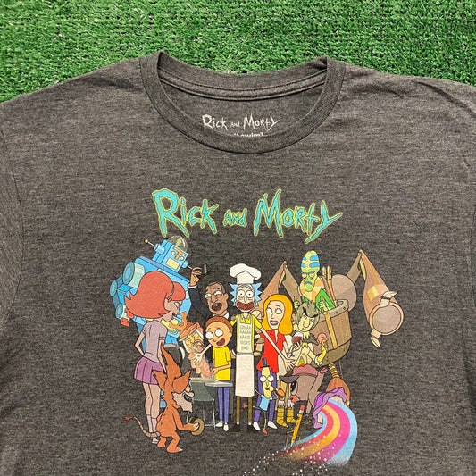 Rick and Morty Basic Cartoon T-Shirt