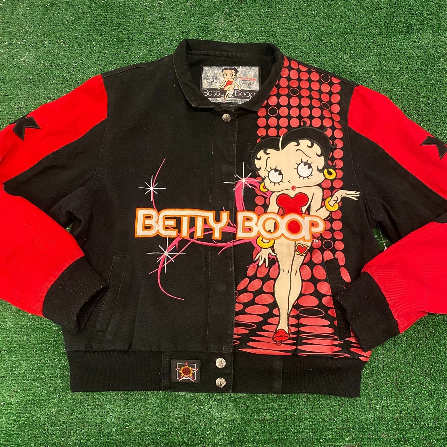 Betty Boop Vintage Y2K Racing Jacket – Agent Thrift