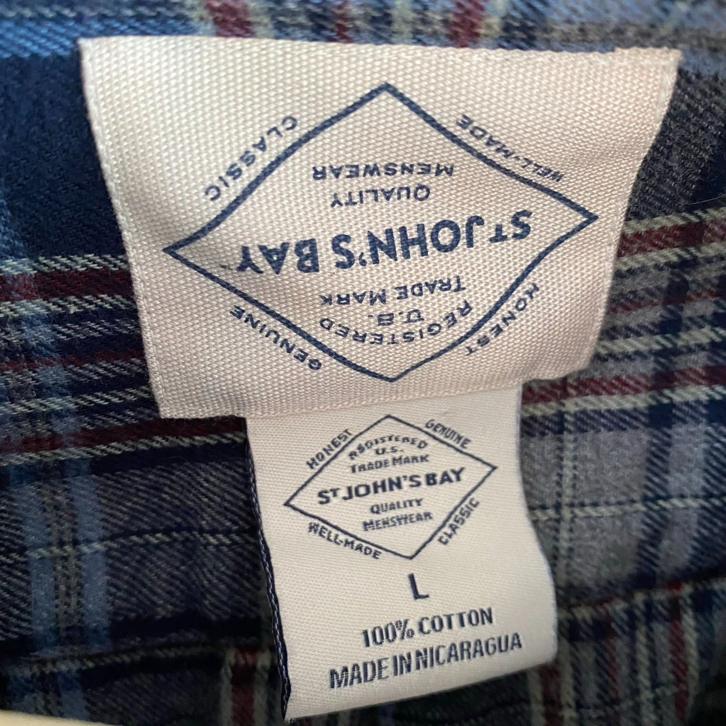 St. John's Bay Plaid Flannel Shirt