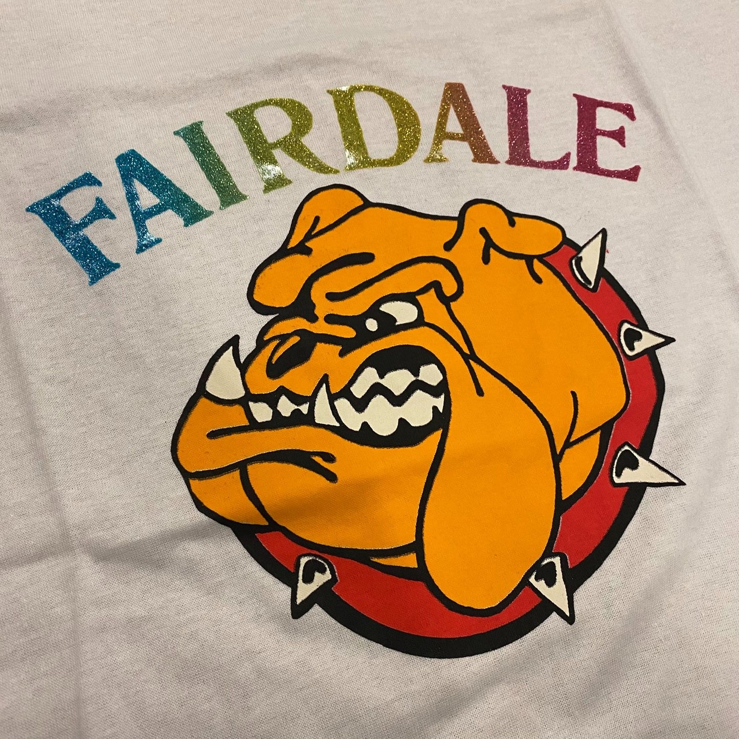 Fairdale Bulldog Rainbow Vintage T-Shirt