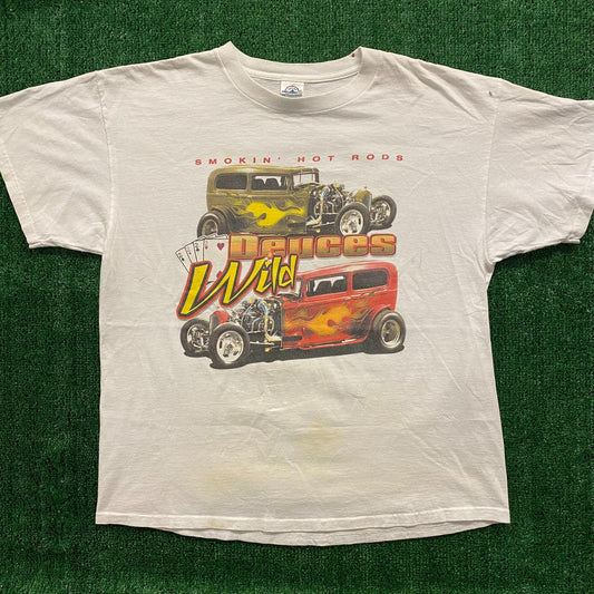 Dueces Wild Hot Rods Vintage T-Shirt