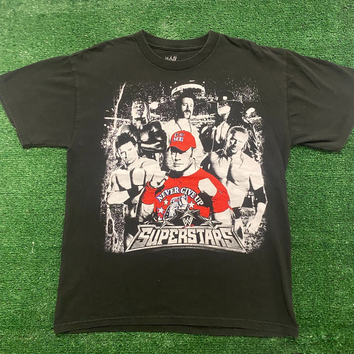 WWE Wrestlers Vintage Grunge Skater T-Shirt