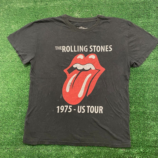 Rolling Stones Lips Vintage Rock Band T-Shirt