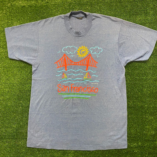 San Francisco Cartoon Vintage 90s T-Shirt