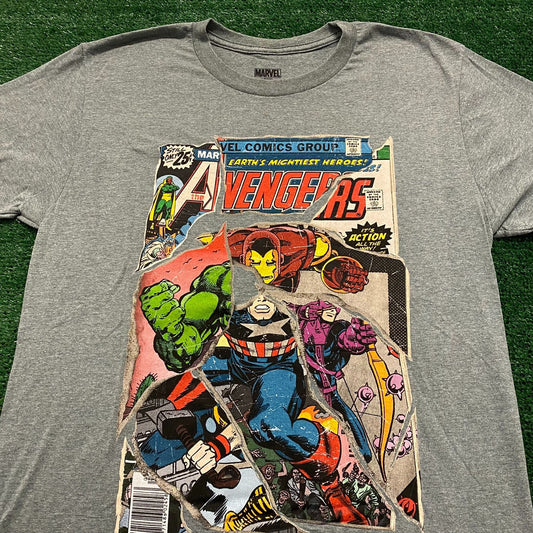 Marvel Avengers Vintage Comic Movie T-Shirt