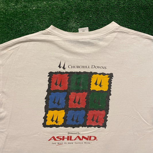 Vintage Y2K Churchill Downs Kentucky Derby Racing T-Shirt