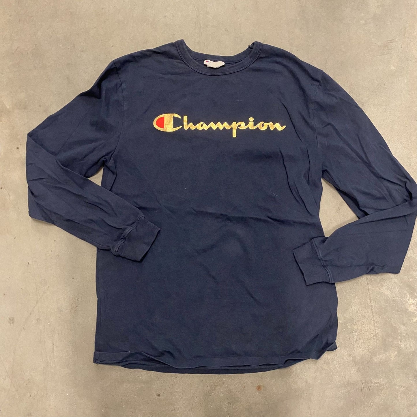 Champion Gold Navy Vintage T-Shirt
