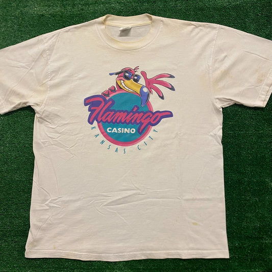 Flamingo Casino Vintage 90s Skater T-Shirt