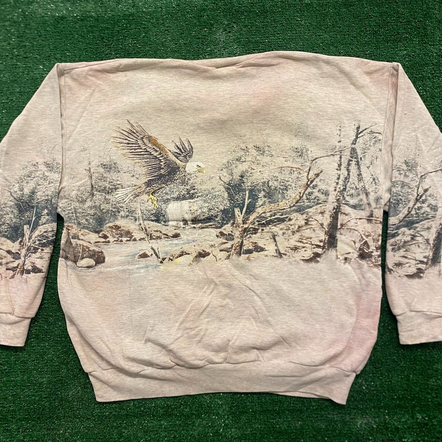 Eagle Artwork Western Vintage 90s Nature Animals Sweatshirt