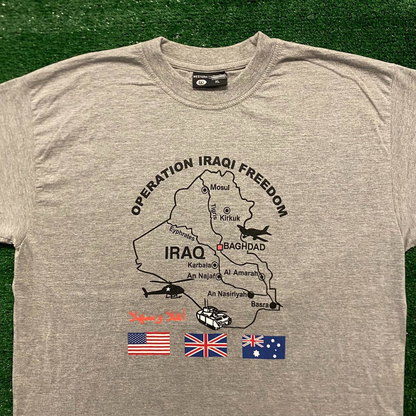 Coalition Iraq War Vintage Military T-Shirt