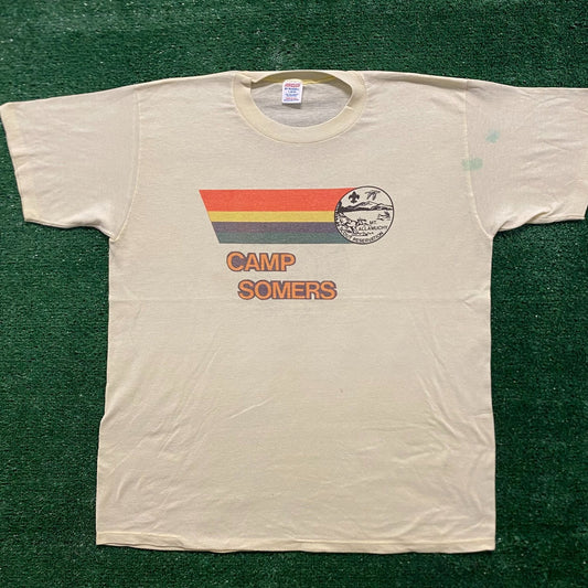 Boy Scouts Summer Camp Vintage 80s T-Shirt