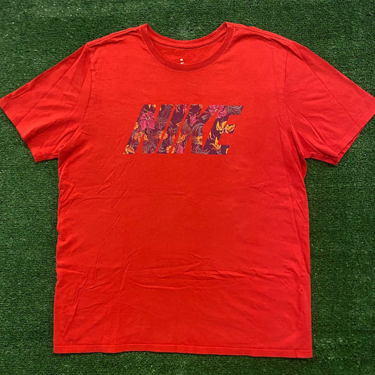 Nike Flowers Floral Essential Vintage Sportswear T-Shirt