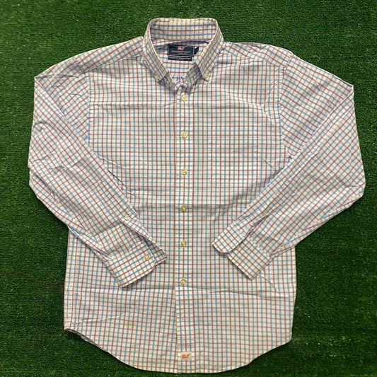 Vineyard Vines Plaid Preppy Button Up Murray Shirt