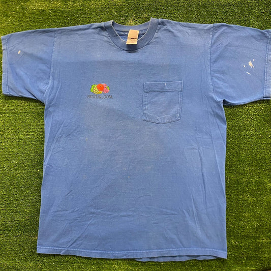Fruit of the Loom Logo Vintage Fashion Industry T-Shirt