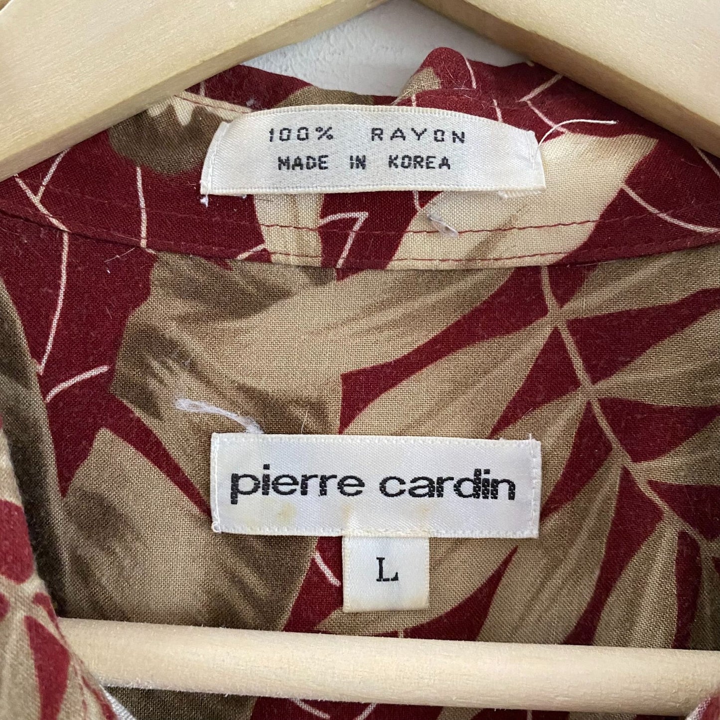 Pierre Cardin Red Floral S/S Shirt