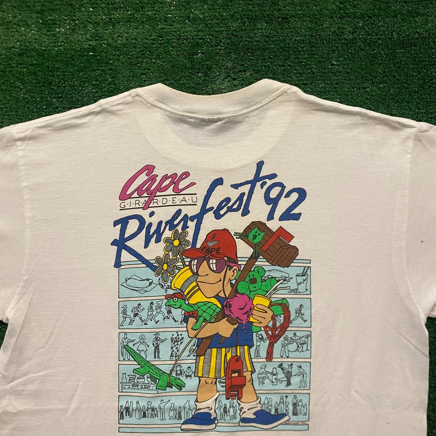 Cape Girardeau River Fest Vintage 90s T-Shirt