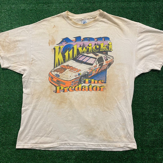 Hooters Racing Vintage 90s NASCAR T-Shirt