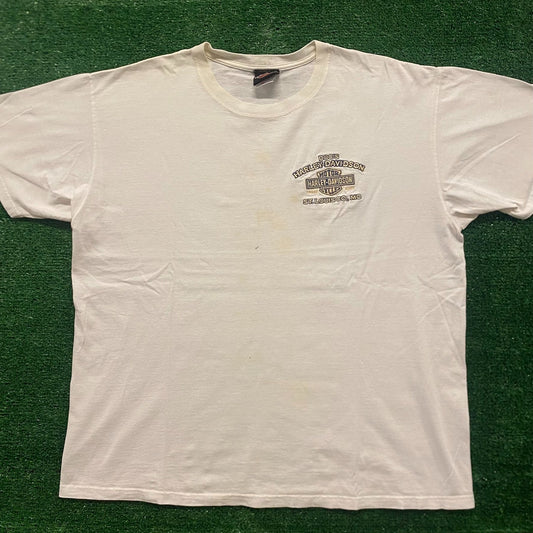 Harley Davidson Motorcycles Emblem Vintage Biker T-Shirt