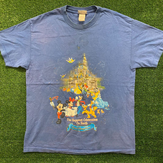 Disney World Vintage Mickey Castle T-Shirt
