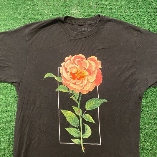 Shawn Mendes Rose Pop Music Band T-Shirt