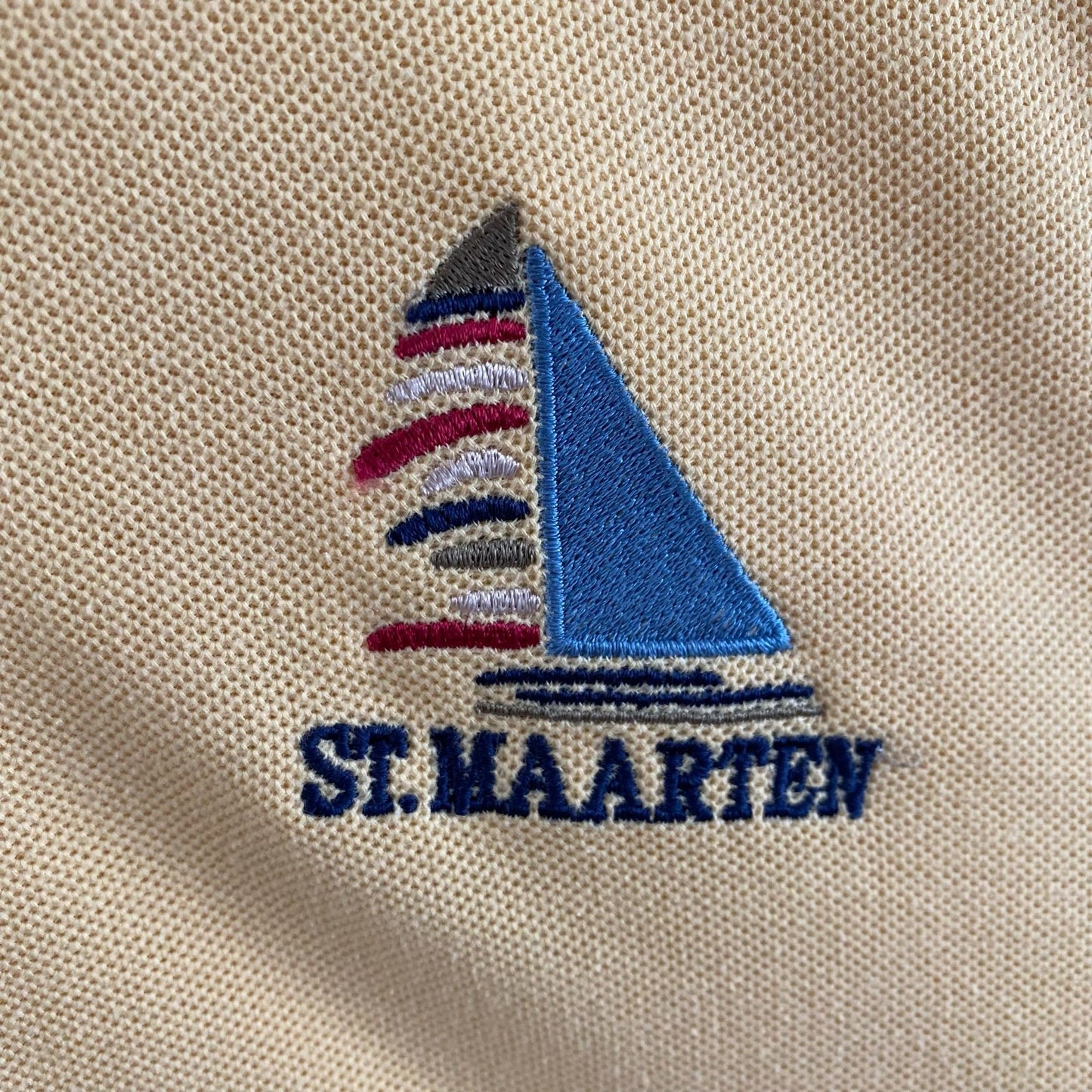 Vintage St Maarten Sailboat Polo