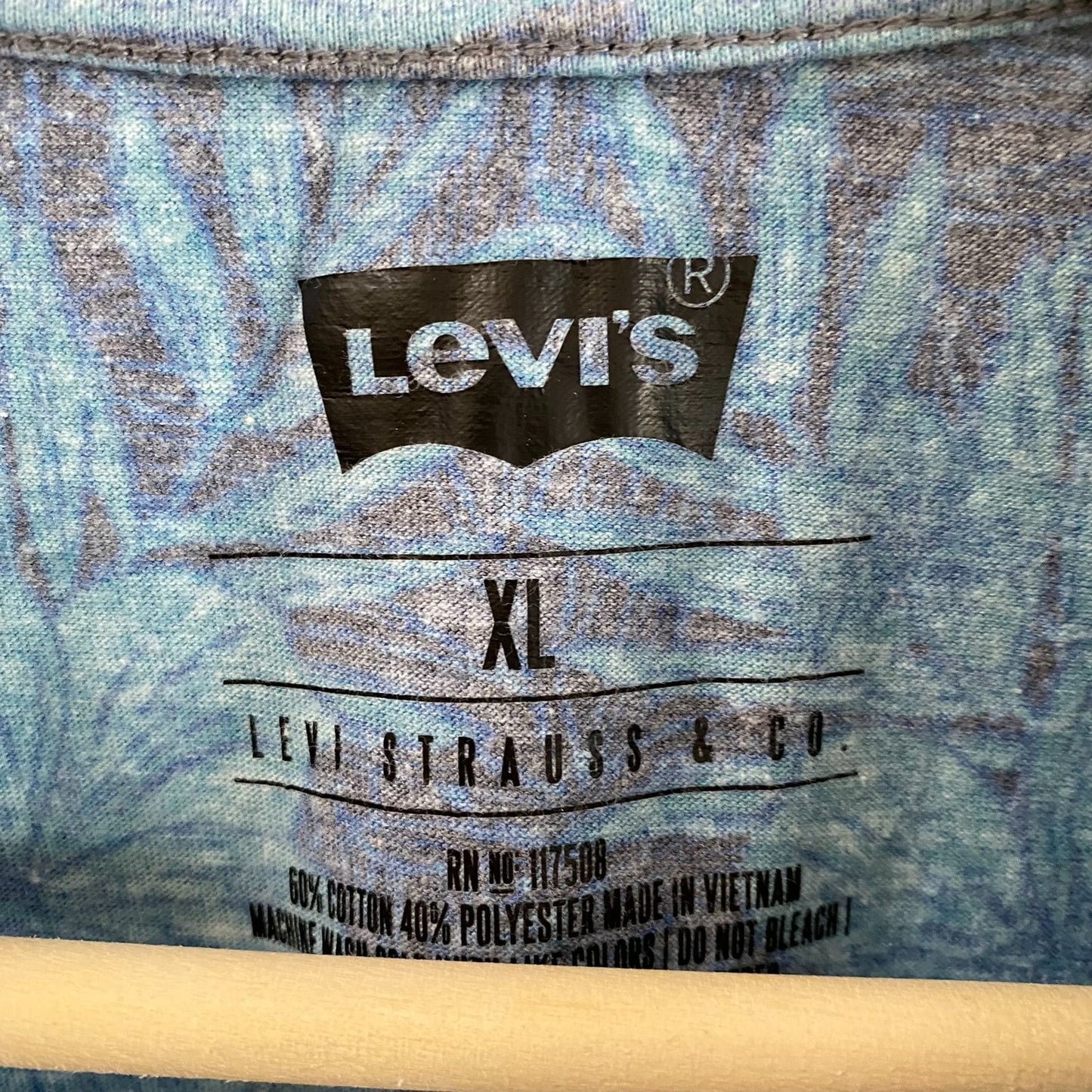 Levi's Blue Floral S/S Tee