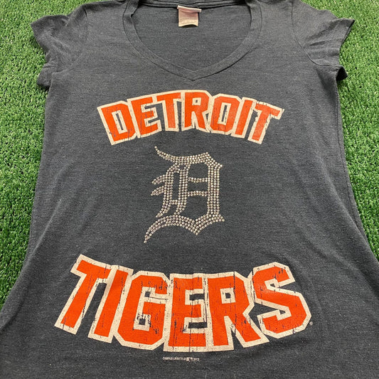 Detroit Tigers Vintage Baseball T-Shirt