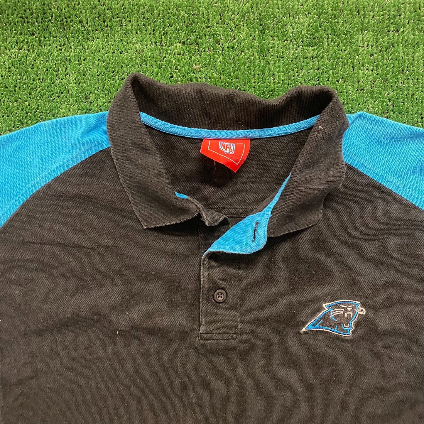 Carolina Panthers Vintage NFL Polo Shirt