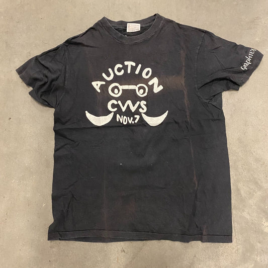 Vintage 80s Essential Sun Faded Auction Single Stitch T-Shirt